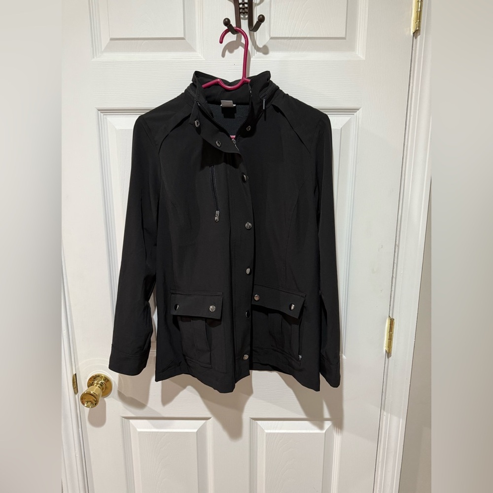 Chico's Black Utility Jacket